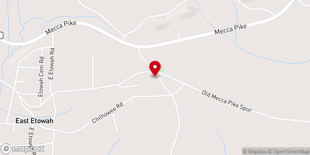Map showing location of Pleasant Grove Methodist Church