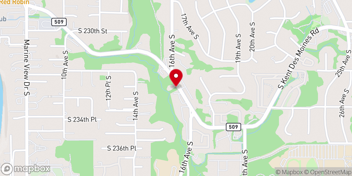 Map showing location of The Genesis Project Seattle