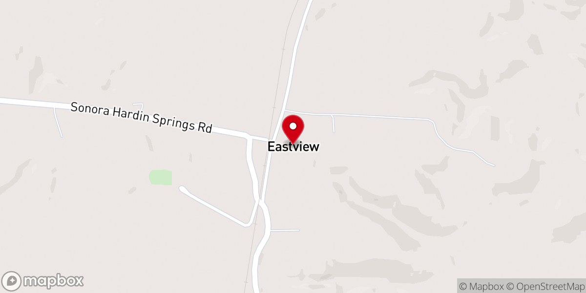Map showing location of Eastview