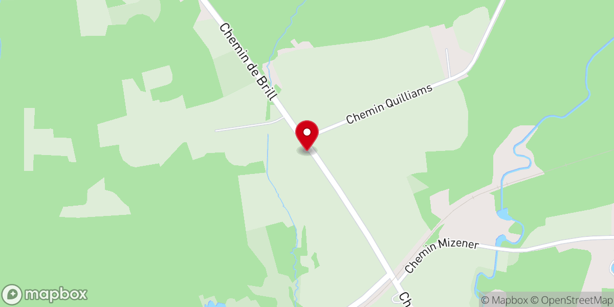 Map showing location of Creek United Church