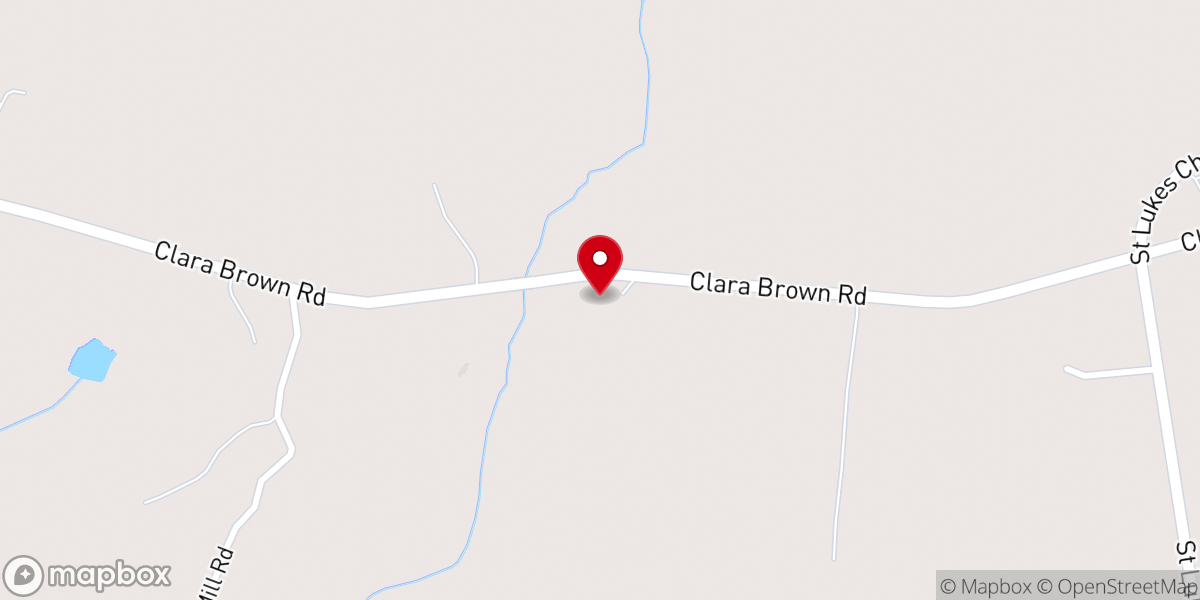 Map showing location of Boozer Chapel