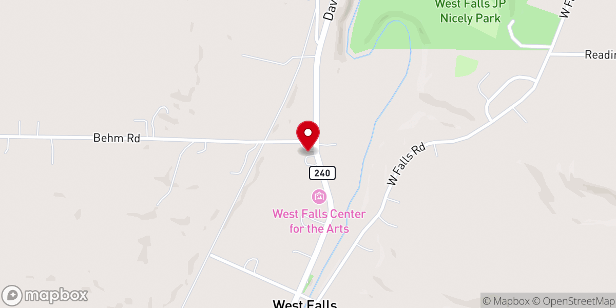 Map showing location of Union Church