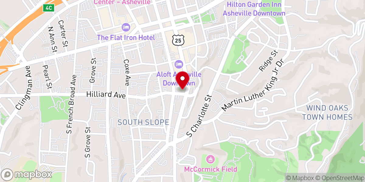 Map showing location of Grace & Peace Presbyterian Church