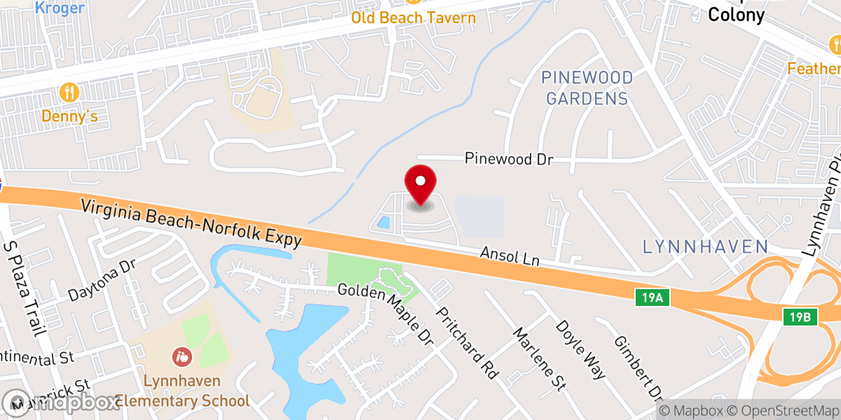 Map showing location of Grace Bible Church