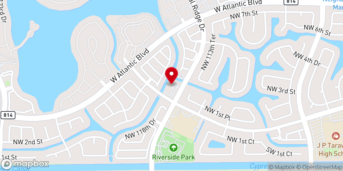 Map showing location of Chinese Baptist Church