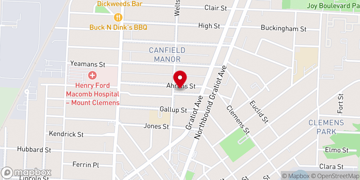 Map showing location of New Life Christ Church