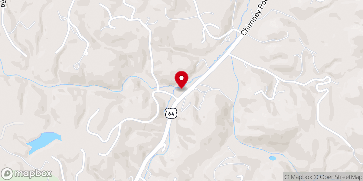 Map showing location of St. Andrews Anglican Church