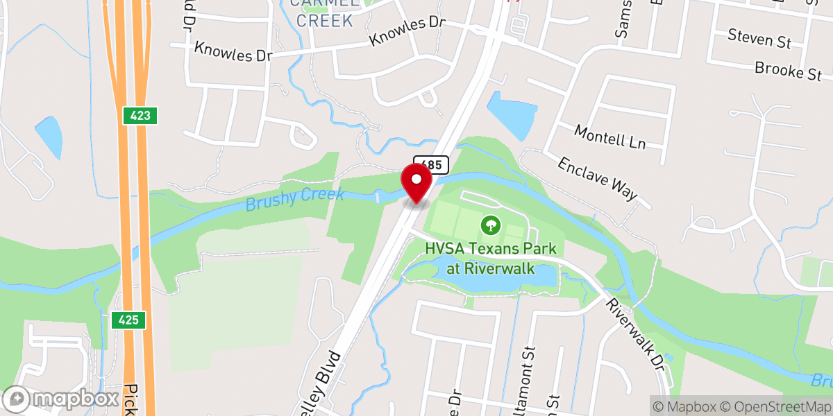 Map showing location of Henosis Church