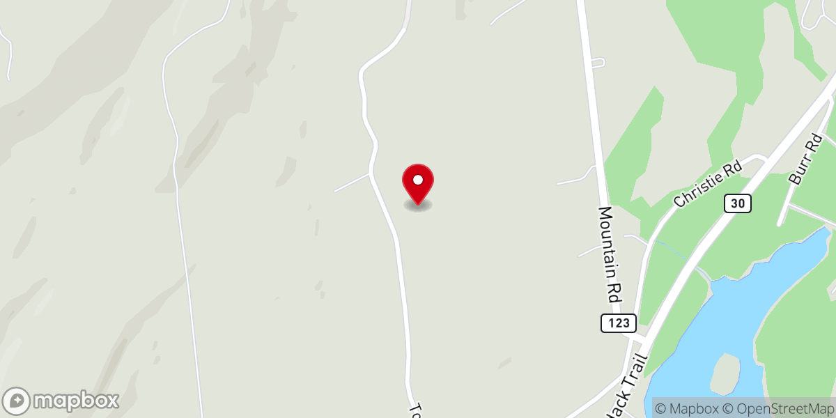 Map showing location of Cranberry Creek Community Church