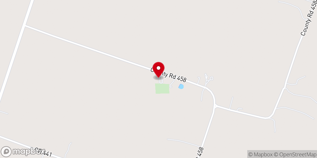 Map showing location of Pleasant Retreat Methodist Church