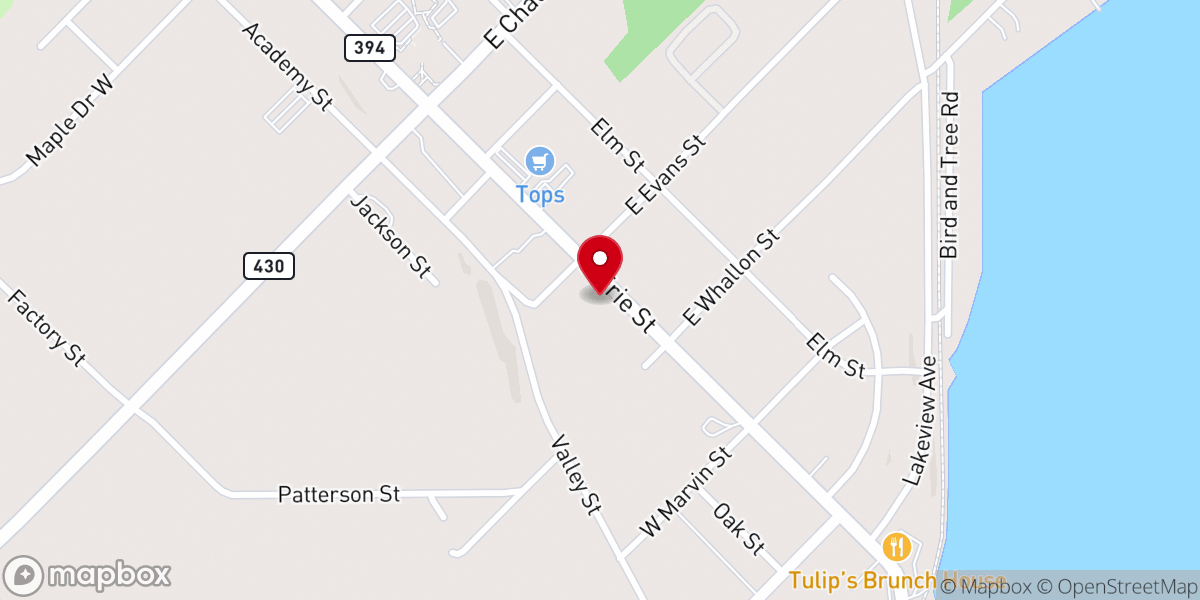 Map showing location of The Cheryl H Steinbach Outreach Center