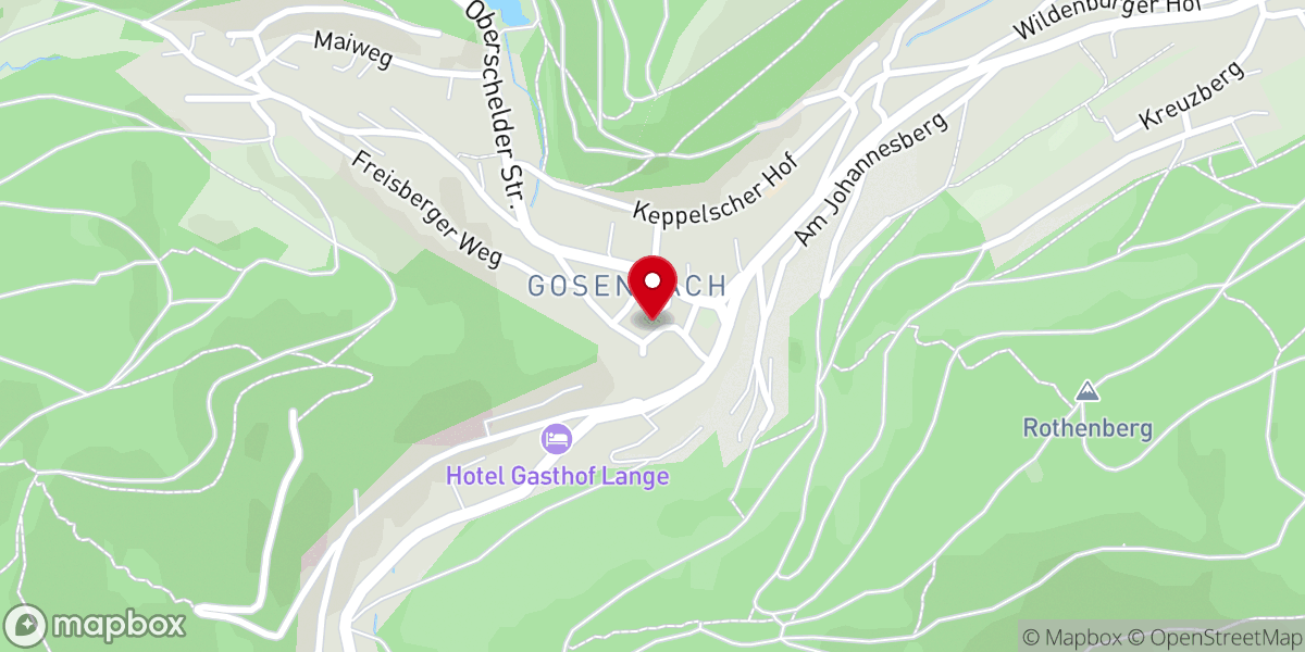 Map showing location of Evangelische Gemeinschaft Gosenbach e.V.
