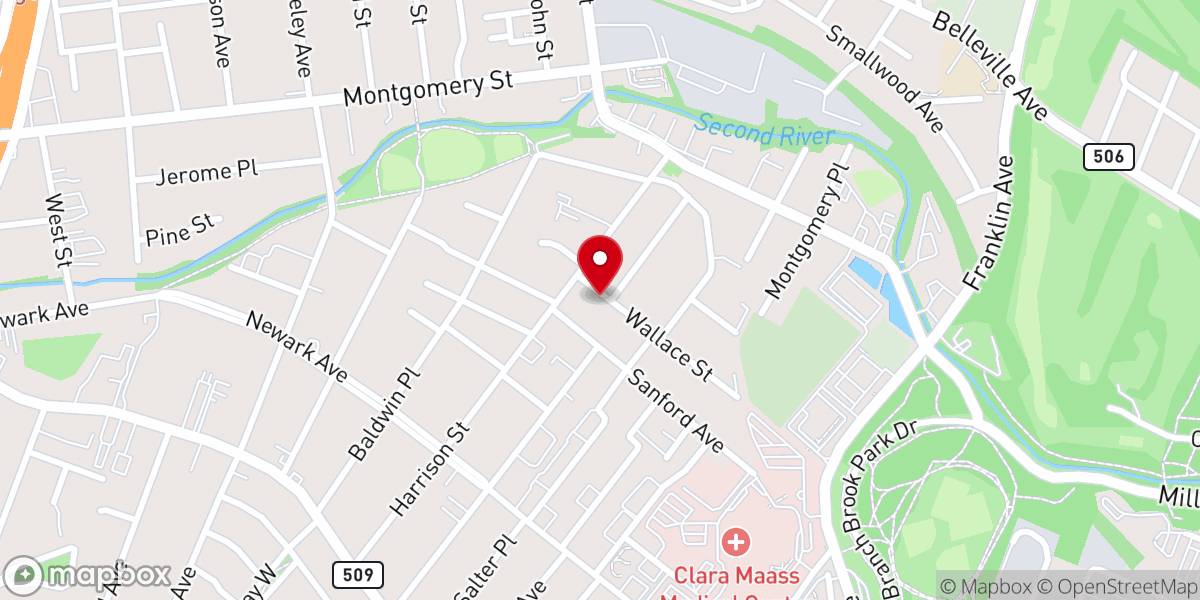 Map showing location of Christian Apostolic Church