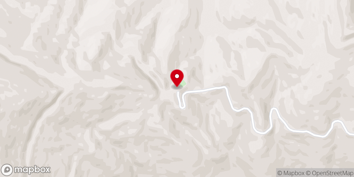 Map showing location of Cumberland Mountain Missionary Baptist Church
