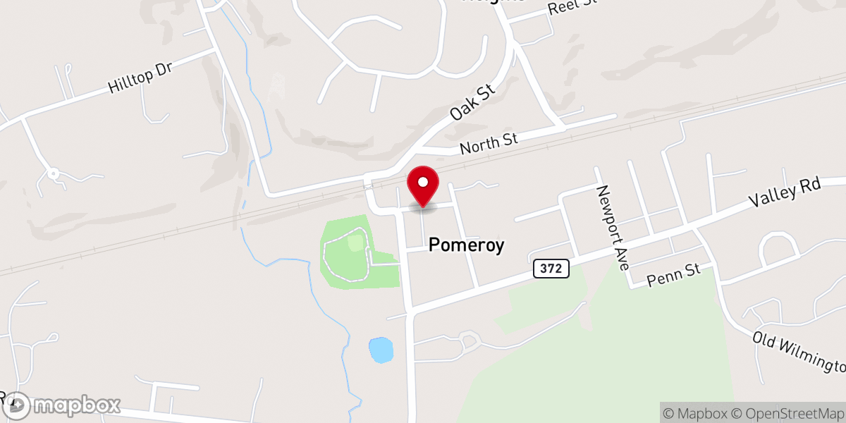 Map showing location of New Life Church