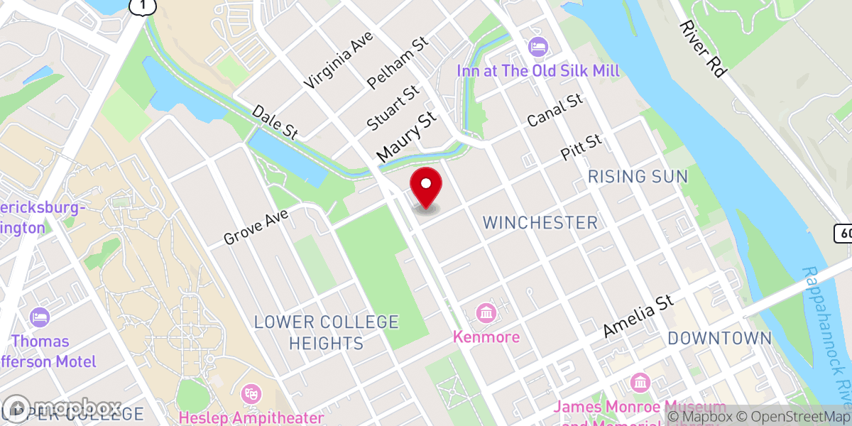 Map showing location of Common Ground Christian Church