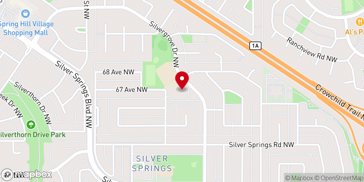 Map showing location of St. Peter's Roman Catholic Church