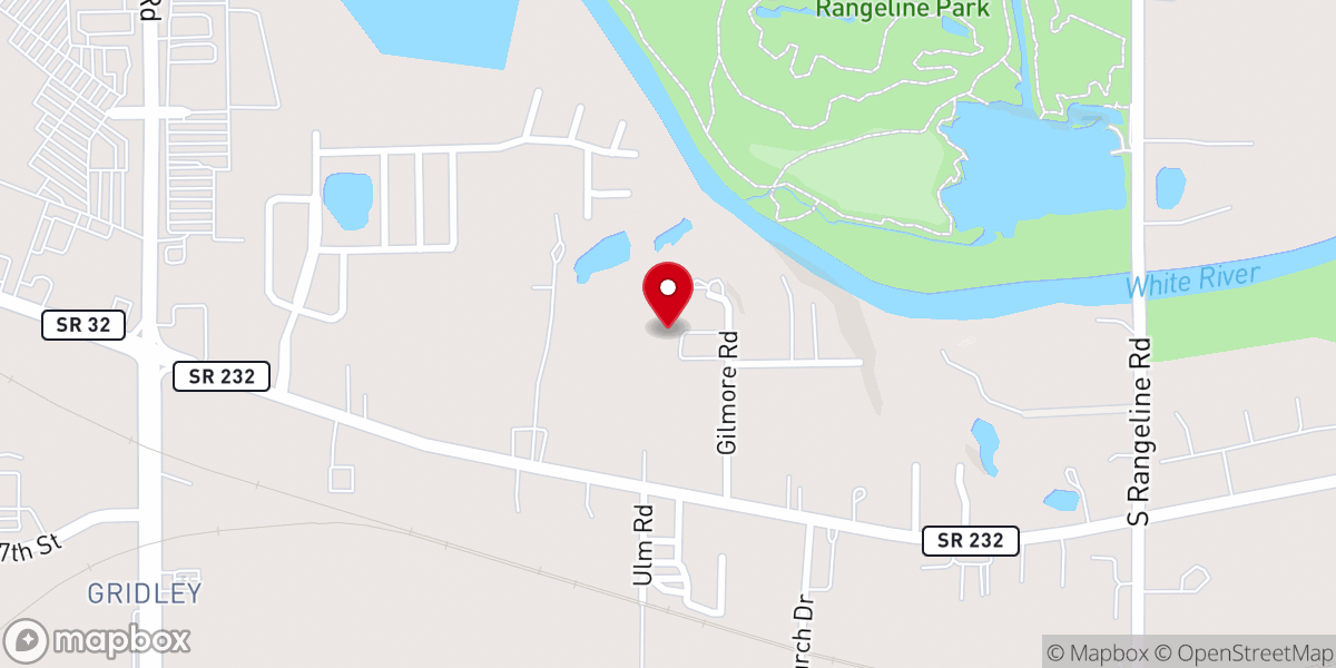 Map showing location of Gospel Light Chapel