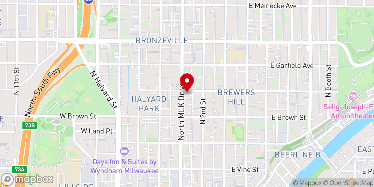 Map showing location of Faithful Mission Pentecostal Church of Holiness