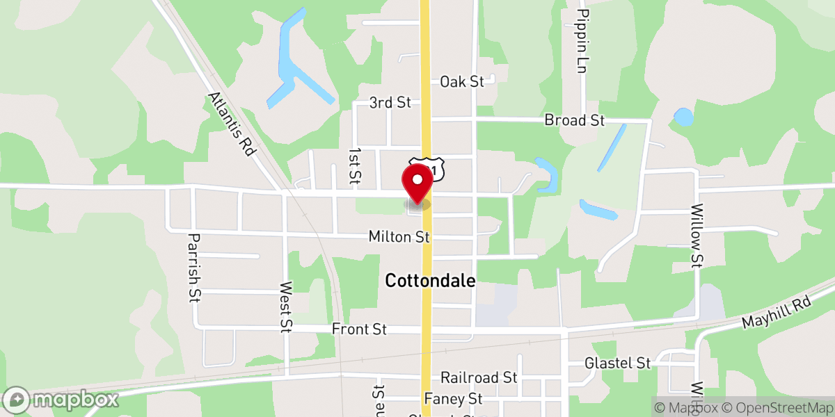 Map showing location of Restoration United Methodist Church