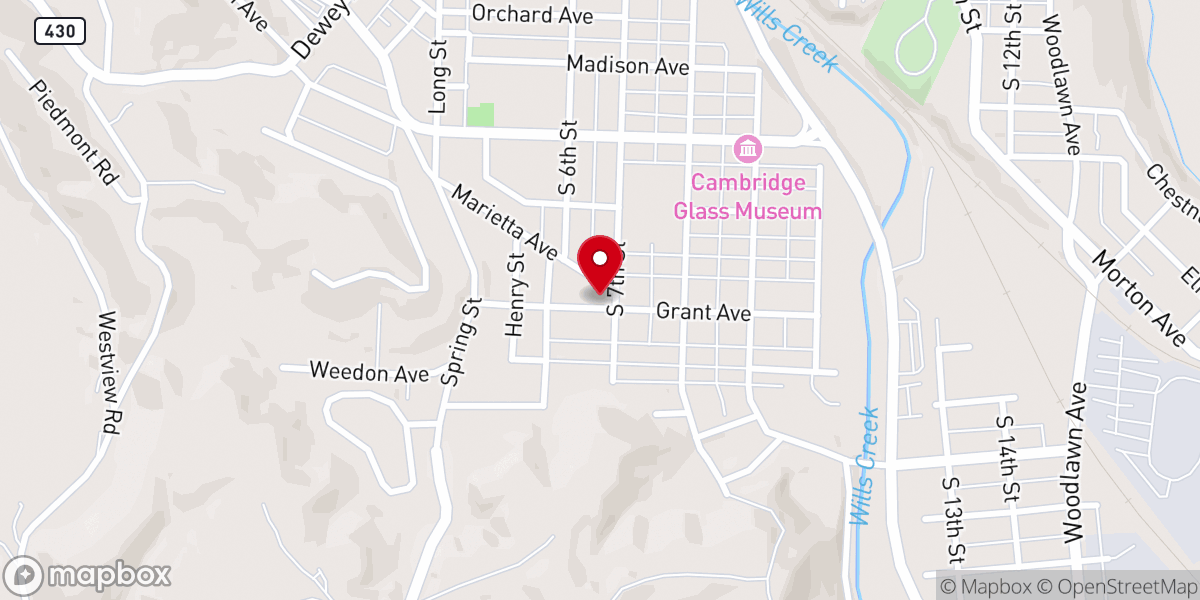 Map showing location of Harvest Bible Chapel Cambridge