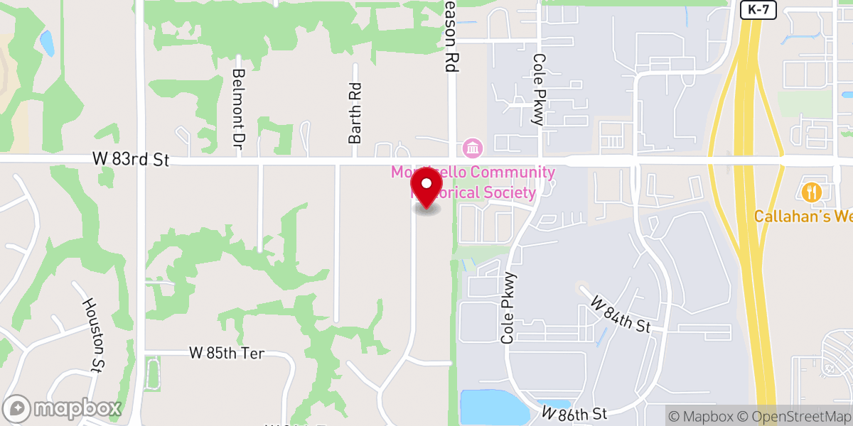 Map showing location of Fresh Start Church