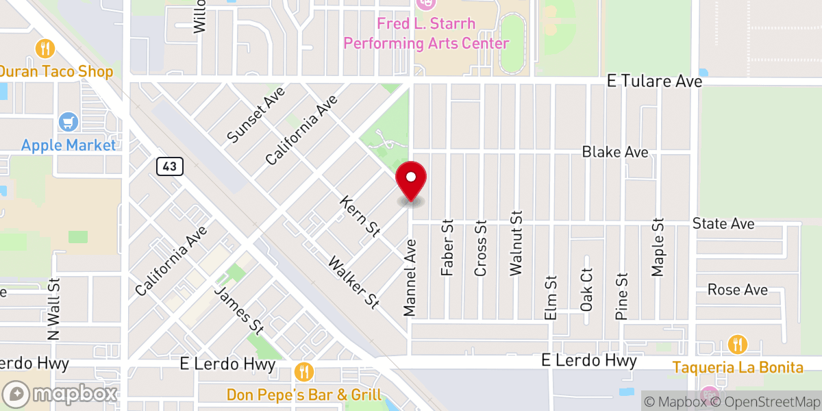 Map showing location of Bible Truth Tabernacle