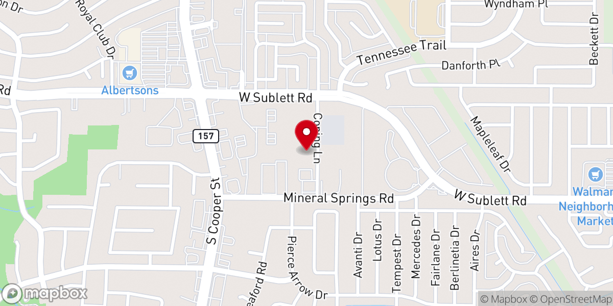 Map showing location of Better Way Apostolic Church