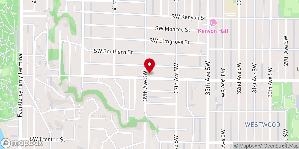 Map showing location of Peace Lutheran Church ELCA