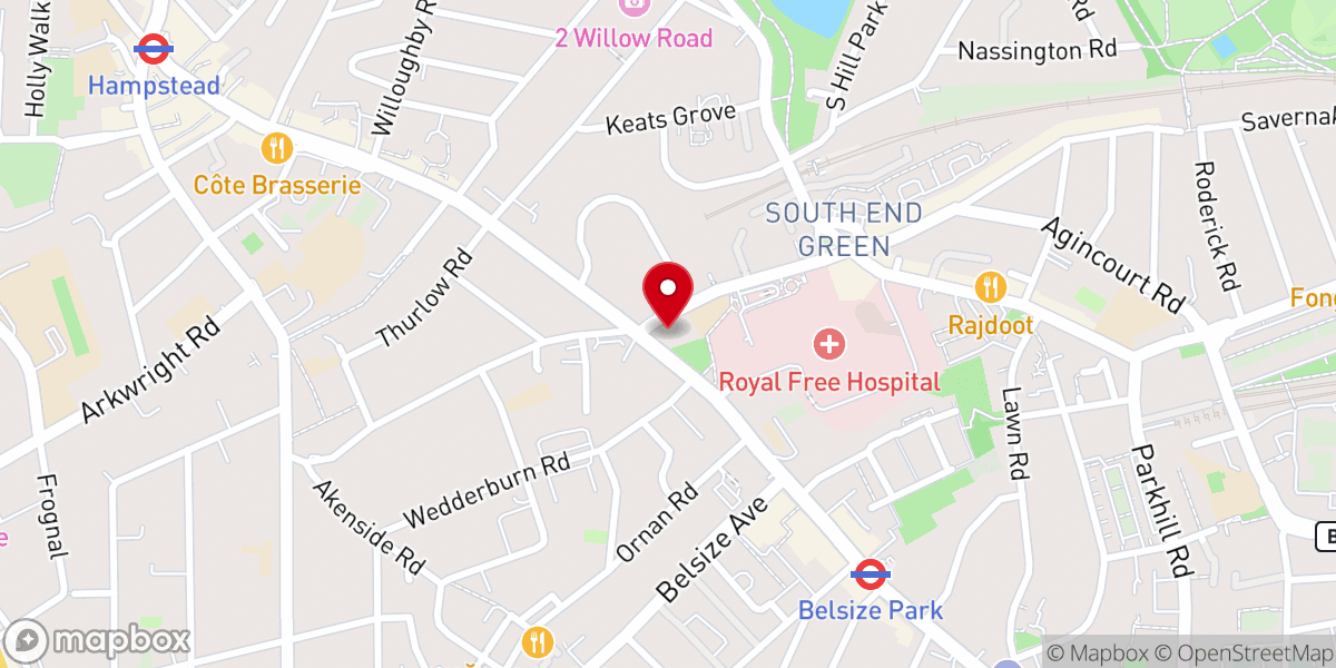 Map showing location of St Stephen's Church
