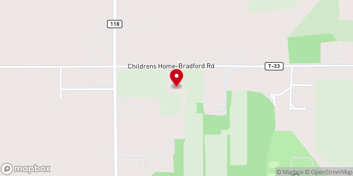 Map showing location of Greenville church of Christ