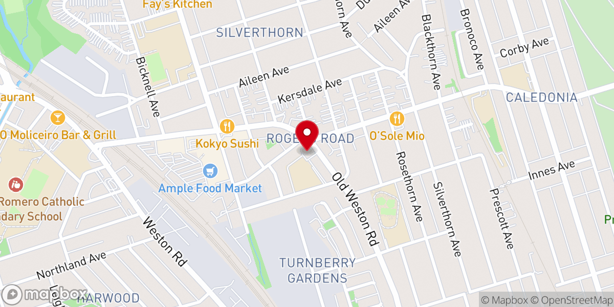 Map showing location of St. Matthew Catholic Church