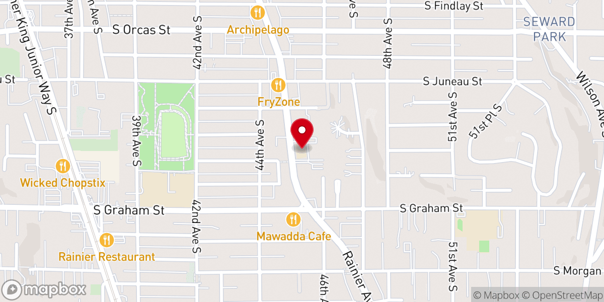 Map showing location of Mosaic Community Church South End