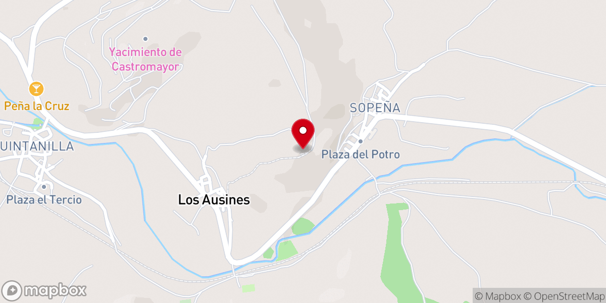 Map showing location of Ermita de Nuestra Señora del Castillo