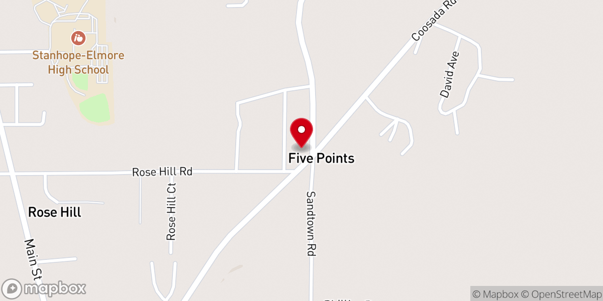 Map showing location of East Chapel