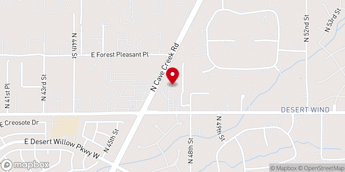 Map showing location of Mission Grove Church