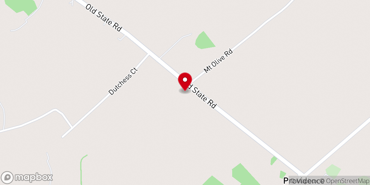 Map showing location of Mt Olive Ame Church