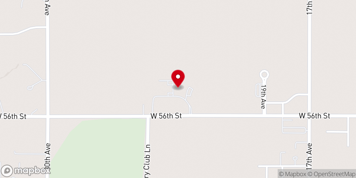 Map showing location of Prince of Peace Catholic Church