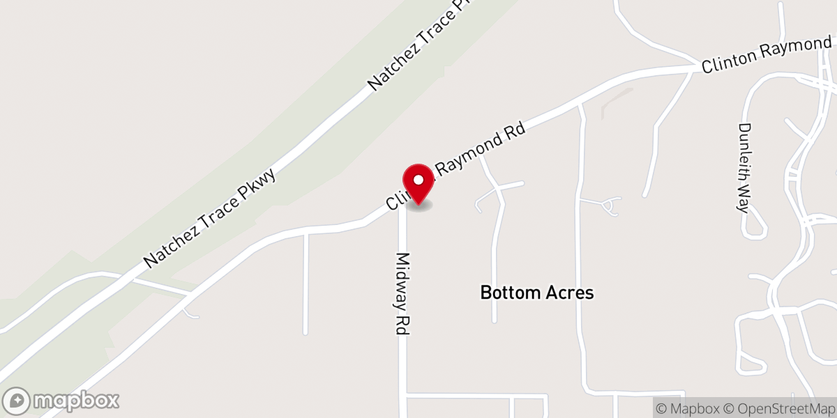 Map showing location of Our Redeemer Lutheran Church