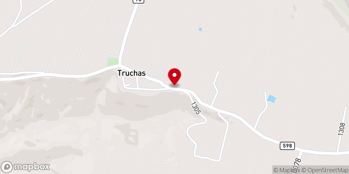 Map showing location of Smith Memorial Presbyterian Church
