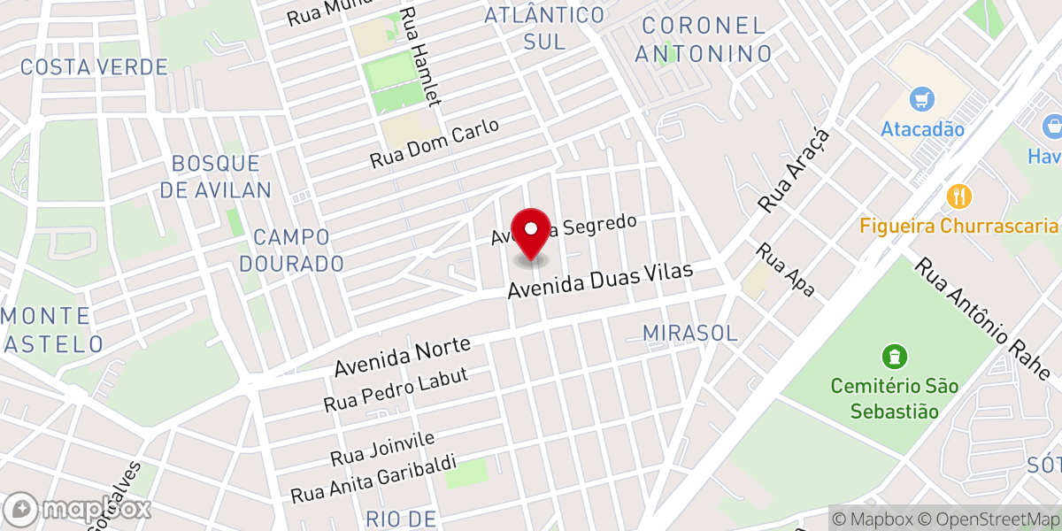 Map showing location of Igreja Evangelica Pentecostal Unidos Pela Fé
