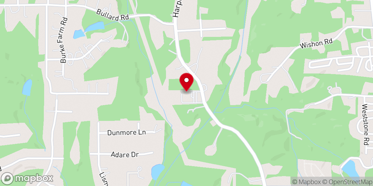 Map showing location of Bible Church of Clemmons