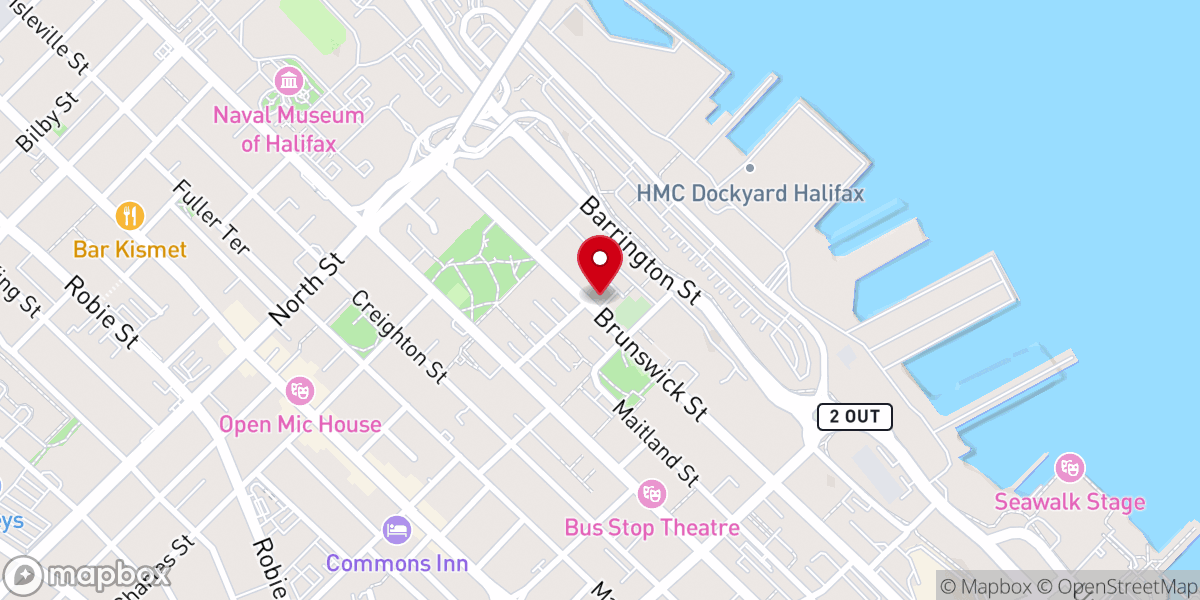 Map showing location of Adsum House