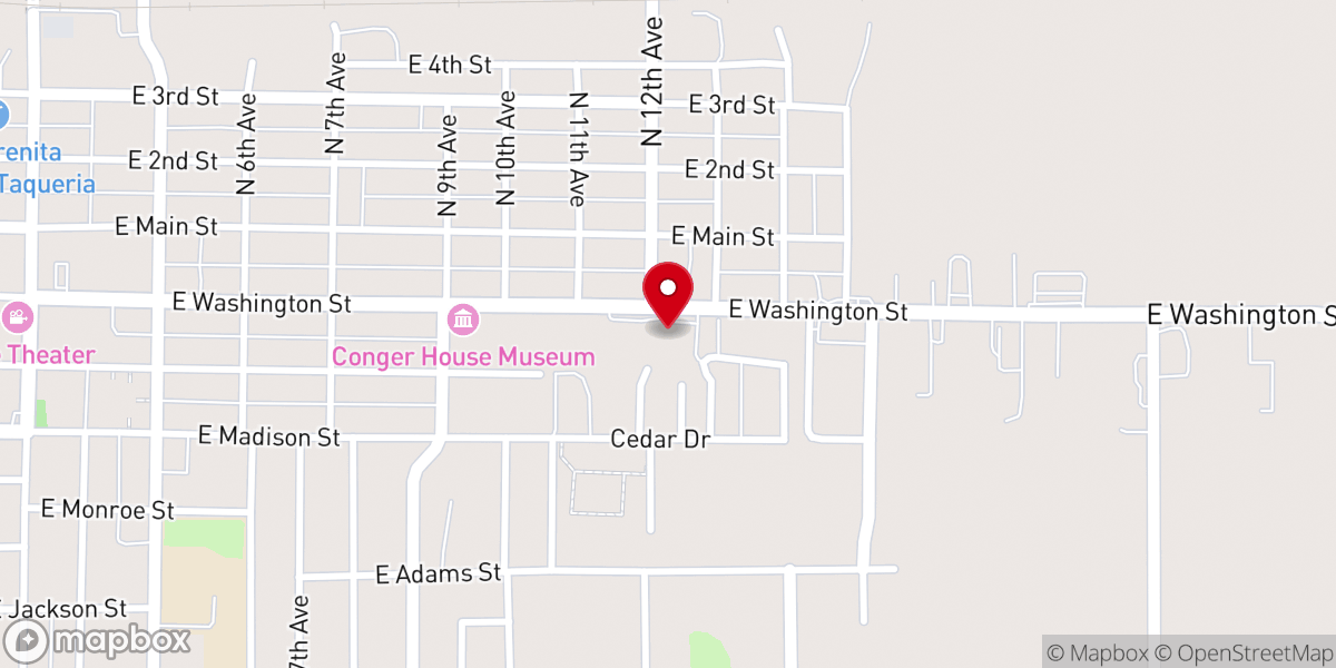 Map showing location of United Presbyterian Home
