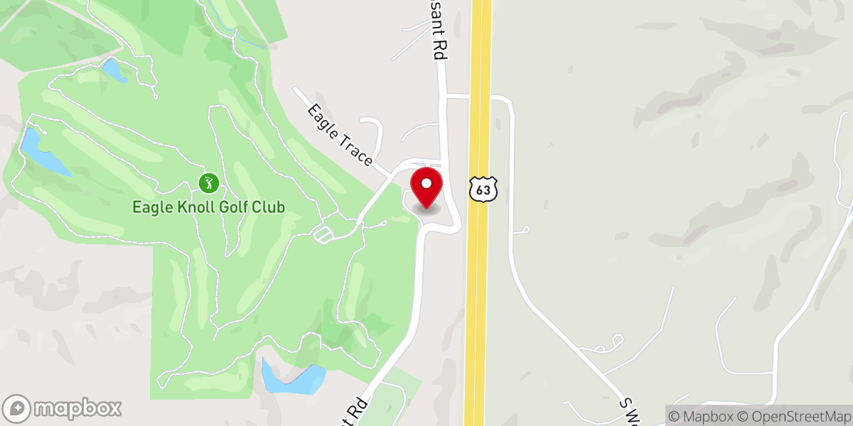 Map showing location of Mt Pleasant Baptist Church