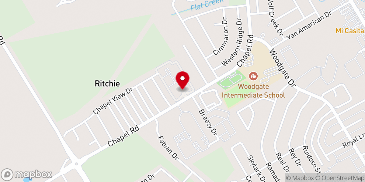 Map showing location of Flats on Chapel