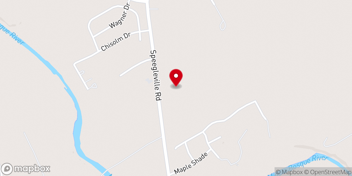 Map showing location of Landmark Baptist Church