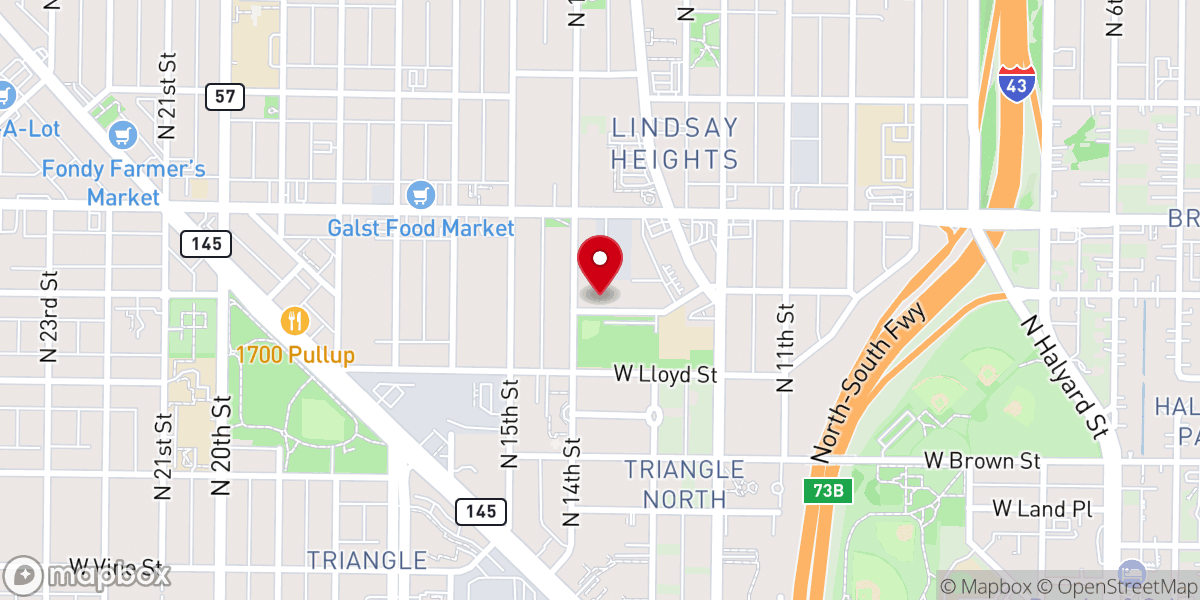 Map showing location of Brenda J. Ward, MSW