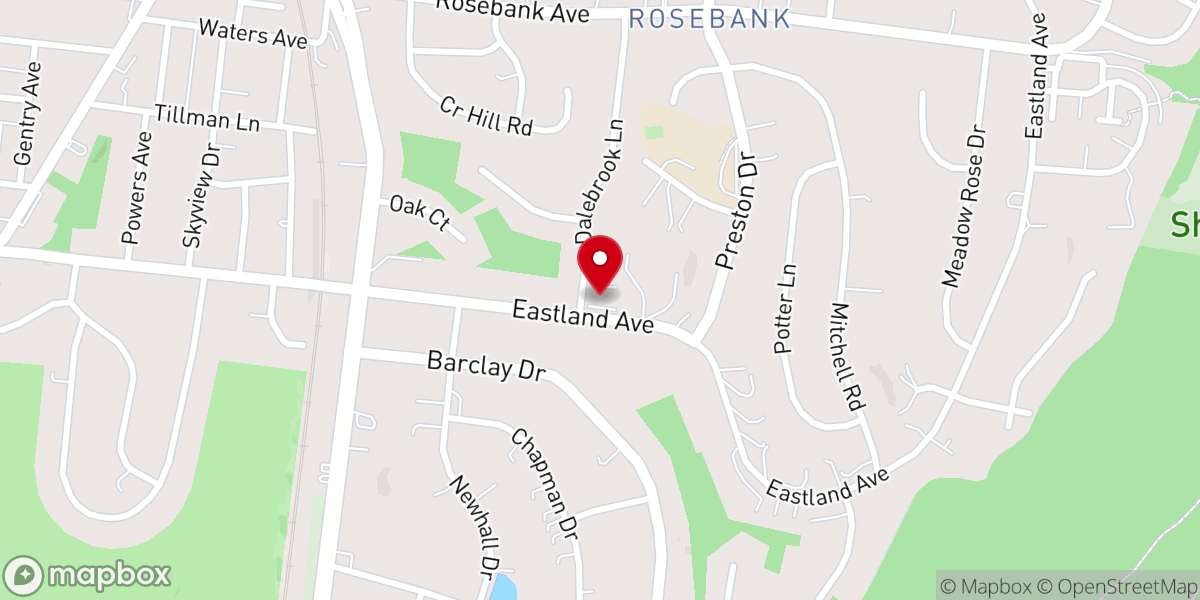 Map showing location of Legacy Church Nashville