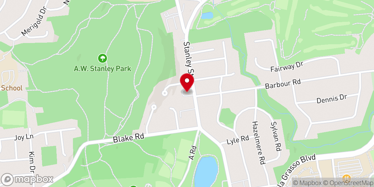 Map showing location of Family Worship Church
